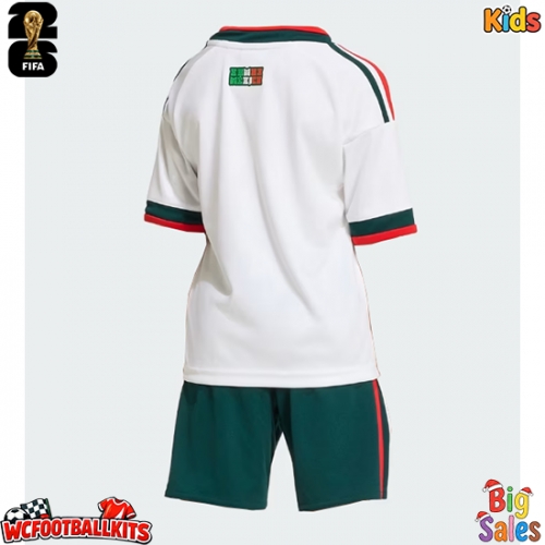 Mexico Replica Away Stadium Kit for Kids World Cup 2026 Short Sleeve (+ pants)